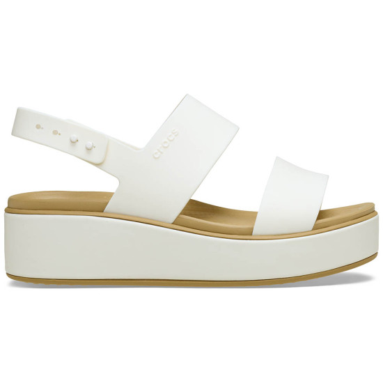 Crocs Brooklyn Low Wedge Matte Wrap Sandals